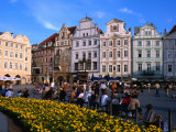 Buy Building Facades on Southern Side of Old Town Square (Staromestske Namesti), Prague, Czech Republic at AllPosters.com