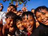 Exuberant Children, Nusa Dua, Bali, Indonesia