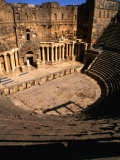 Looking Down the Steps Towards the Stage of an 11th Century Theatre, Bosra, Syria