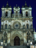 Buy Facade of Mosteiro De Santa Maria De Alcobaca, Alcobaca, Portugal at AllPosters.com