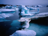 Buy Well Sculptured Drift Ice, South Greenland, Greenland at AllPosters.com