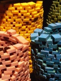 Colourful Piles of Soap for Sale at Souq, Tripoli, Lebanon