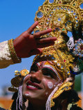 Buy Performer Plays Krishna at Holi Festivities, Jaipur, India at AllPosters.com