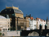 Narodni Divadlo (National Theater) and Surrounding Nove Mesto, Prague, Czech Republic