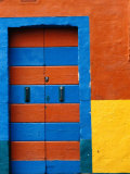 Buy Colourful Door, Venice, Burano, Veneto, Italy at AllPosters.com