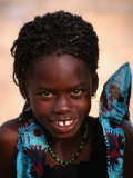 Portrait of Young Girl, Langue De Barbarie National Park, St. Louis, Senegal