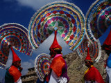 Buy Traditional Quetzal Dancers with Elaborate Headresses at the Ancient Totonac Ruins, Mexico at AllPosters.com