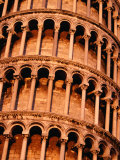 Detail of Torre Di Pisa (Leaning Tower of Pisa), Pisa, Italy