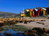 Victorian Bathing Huts, False Bay, St. James, Cape Peninsula, South Africa