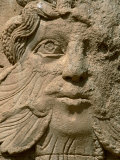 Sculptural Detail at Great Temple of Hatra, Hatra, Salah Ad Din, Iraq