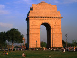 The India Gate Stone Arch of Triumph, Delhi, India