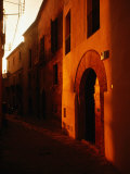 Facade of d'Alt Vila, Old Walled Town, Ibiza City, Balearic Islands, Spain