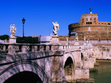 Bridge Leading to Castle Sant' Angelo, Rome, Lazio, Italy