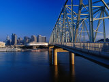 Buy Taylor-Southgate Bridge on Ohio River with City in Background, Cincinnati, USA at AllPosters.com