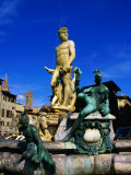 Neptune Fountain in Piazza Della Signoria, Florence, Italy