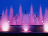 La Font Magica, Montjuic at Night, Barcelona, Spain