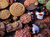 Buy Vegetable Sellers Outside New Market, Kolkata, India at AllPosters.com