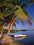Buy An Empty Boat Rests in Still Water of Storr's Lake, Storr's Lake, Bahamas at AllPosters.com