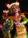 Buy One of the Legong Dancers Competing in School Competitions at the Arts Centre, Denpasar, Indonesia at AllPosters.com