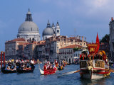 Buy Bucintoro Galleon Leading the Historical Regatta Pageant in Grand Canal, Venice, Veneto, Italy at AllPosters.com