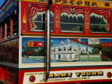 Chiva Traditional Colombian Bus with Wooden Painted Body, Cartagena, Bolivar, Colombia