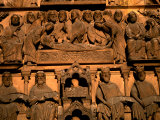 Detail of Notre Dame Facade, Ile De La Cite, Paris, France