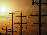 Buy Power Lines at Dusk, Australia at AllPosters.com