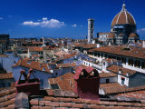 Buy Rooftops and Il Duomo in Distance, Florence, Tuscany, Italy at AllPosters.com