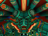 Buy Ceiling Detail at Temple in Village, Seoul, South Korea at AllPosters.com