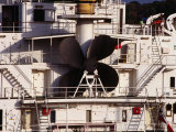 Buy Detail of Cargo Ship and Propellor, Miraflores Locks, Panama at AllPosters.com