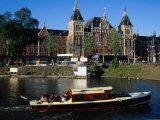 Buy Boat in Front of Centraal Station, Amsterdam, Netherlands at AllPosters.com