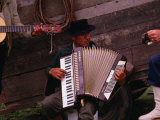 Buy Gaucho Musicians Playing Guitar and Piano Accordian, Buenos Aires, Argentina at AllPosters.com