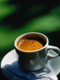 Greek Coffee at Cafe in National Gardens, Athens, Greece