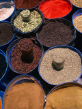 Variety of Spices for Sale at Spice Market, Ta'Izz, Yemen