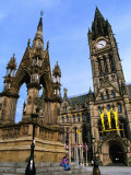 Manchester Town Hall (1876) from Albert Square, Manchester, England
