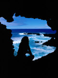Buy Views of the Pacific Ocean from a Cave, Easter Island, Valparaiso, Chile at AllPosters.com