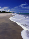 Buy Distant Couple Walking on Beach, Santa Clara, Panama at AllPosters.com