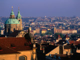 Buy View of City from the Rooftops, Prague, Central Bohemia, Czech Republic at AllPosters.com