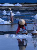 Buy Salt-Field Workers on Salt Pans, South Central Coast, Vietnam at AllPosters.com