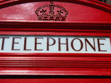 Detail of Old Public Telephone Box, London, United Kingdom