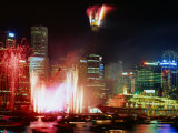 Australia Day Fireworks Display at Darling Harbour Sydney, New South Wales, Australia