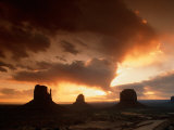 Buy Sunset Over Rock Formations, Monument Valley Navajo Tribal Park, Arizona, USA at AllPosters.com