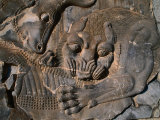 Bas-Relief Carvings in Ancient City of Persepolis Persepolis (Takht-E Jamshid), Fars, Iran
