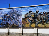 Murals of Freedom Fighters from War of Independence with Ethiopia, Asmara, Eritrea