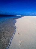 Buy Footprints on Beach, Fiji at AllPosters.com