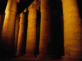 Columns in Temple of Amon-Ra, Karnak, Luxor, Egypt