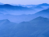 Ranges in French Basque Country, from Top of La Rhune, Aquitaine, France