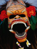 Buy Demon Mask Used During Morning Barong Performance in Batubulan, Batubulan, Indonesia at AllPosters.com