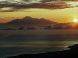 Buy Sunrise from Atop Gunung Abang Looking Towards Lombok, Indonesia at AllPosters.com