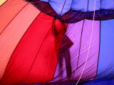 Buy Person Silhouetted Behind Hot Air Balloon, Albuquerque, New Mexico, USA at AllPosters.com
